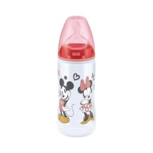 Nuk First Choice, Sutteflaske, 300 Ml, Mickey Mouse Red