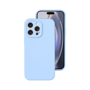 iPhone 16 Pro - Deluxe™ Jelly Silikone Cover - Sky Blue