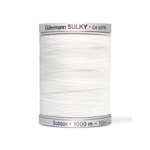 Gütermann Bobbin Tråd 1000 meter (Hvid)