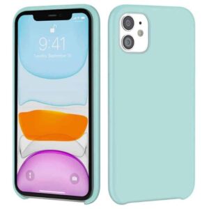 IPHONE 11 LIQUID SILIKONE COVER - Light Mint - iHero