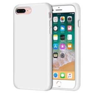 IPHONE 7+/8+ LIQUID SILIKONE COVER - Hvid - iHero