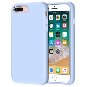 IPHONE 7+/8+ LIQUID SILIKONE COVER - Light Blue - iHero