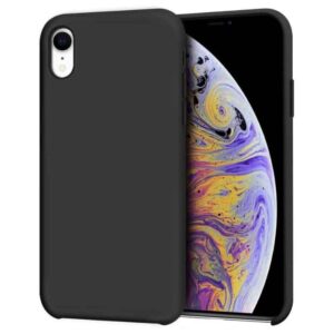 IPHONE XR LIQUID SILIKONE COVER - Sort - iHero