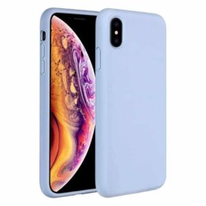 IPHONE XS Max LIQUID SILIKONE COVER - Clove Purple - iHero