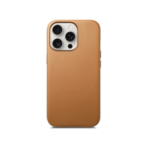 iPhone 16 Pro Max - DeLX Læder Bagside Cover M. MagSafe - Brun
