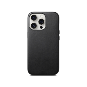 iPhone 16 Pro Max - DeLX Læder Bagside Cover M. MagSafe - Sort